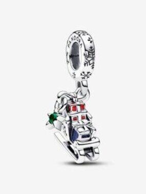 Christmas Sleigh 2023 Dangle Charm